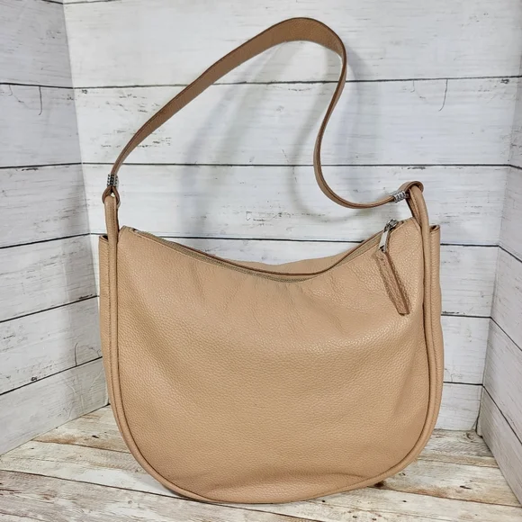 MARC JACOBS Falafel Leather Saddle Bag In Cocoon - Picture 12 of 14